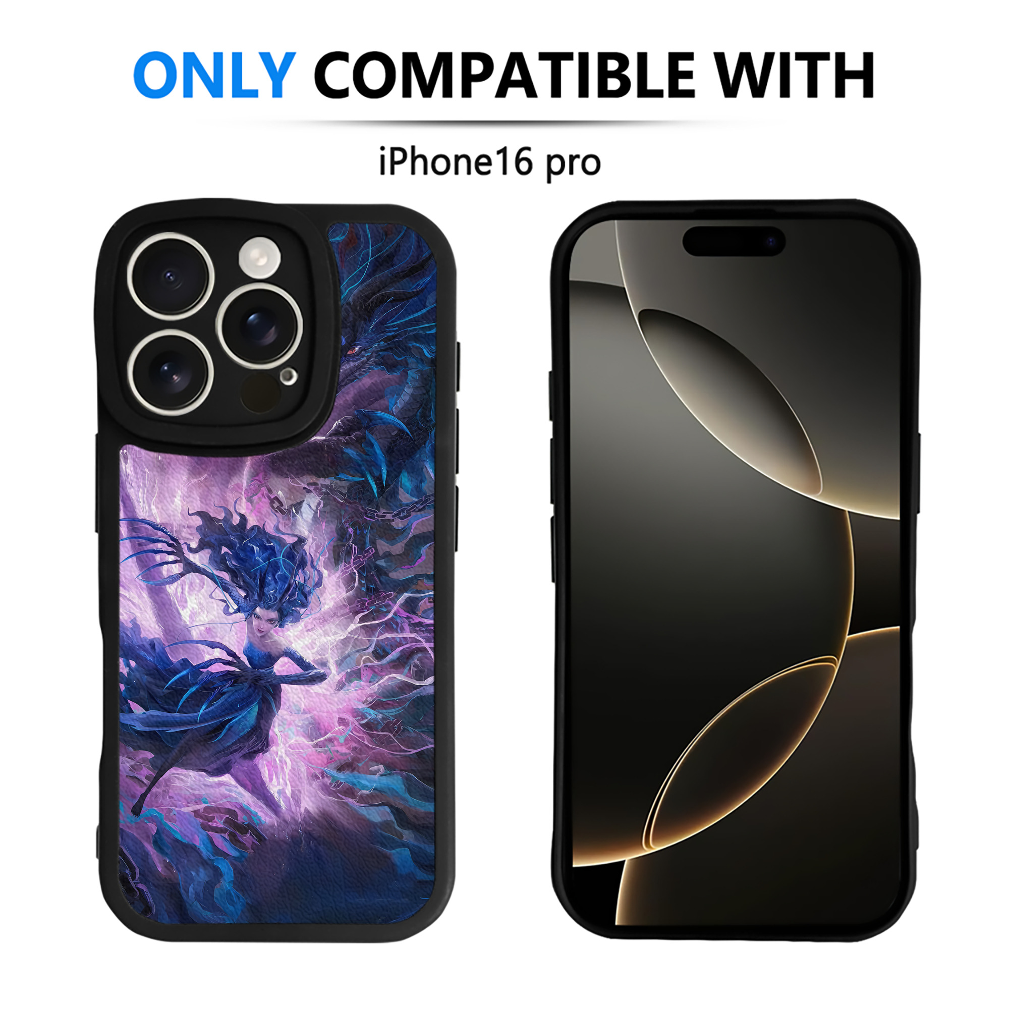 （画像用） Ne Zha 2 ナタ 魔童の大暴れ 【iPhone 16シリーズ対応】シリコンスマホケース（レザー調） 材質：シリコン